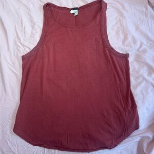 Free People Women's Sleeveless Tank Top - Burgundy